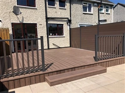 Wpc udendørs lukket hegn